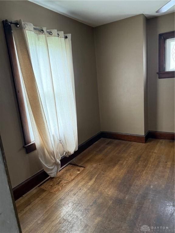 1080 Linden Ave, Dayton, OH 45410 - spare room with hardwood / wood-style flooring and baseboards