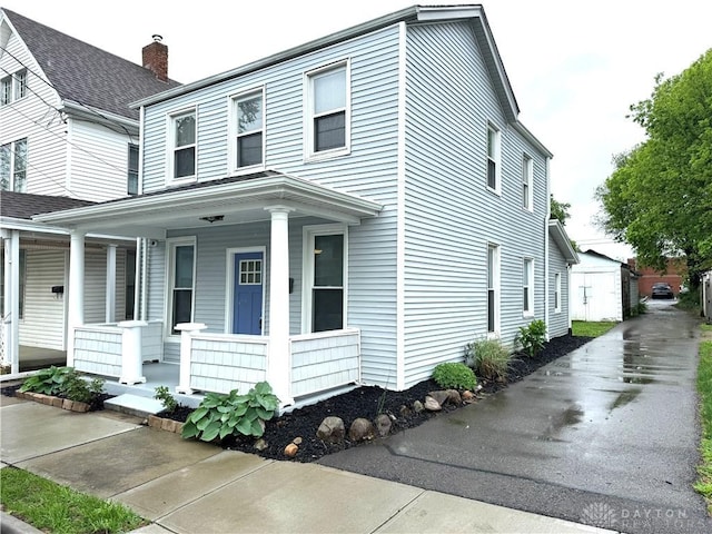 308 Park Ave, Harrison Twp, OH 45030 - view of front of home featuring covered porch