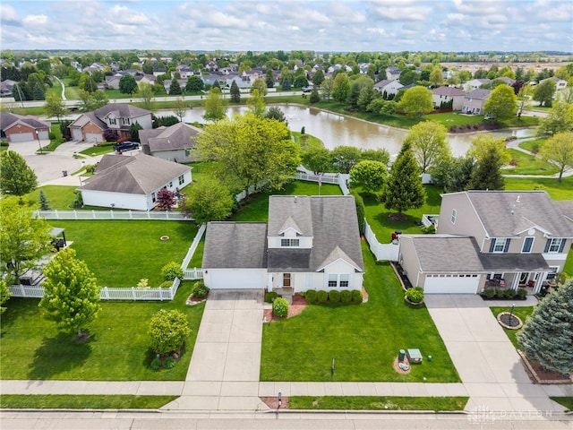 2750 Twin Lakes Dr, Troy, OH 45373 - aerial view of residential area featuring a large body of water