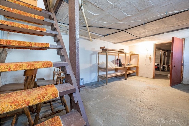 10125 Seminole Shore Dr, Huntsville, OH 43324 - view of unfinished basement