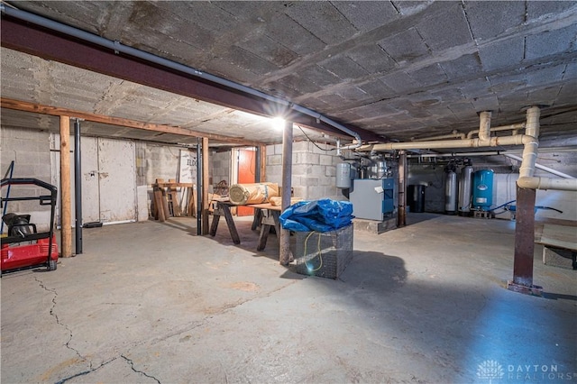 10125 Seminole Shore Dr, Huntsville, OH 43324 - view of unfinished basement