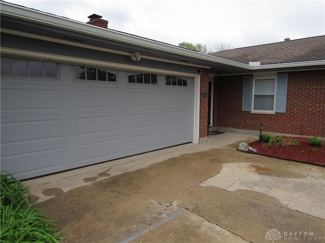 exterior space featuring driveway