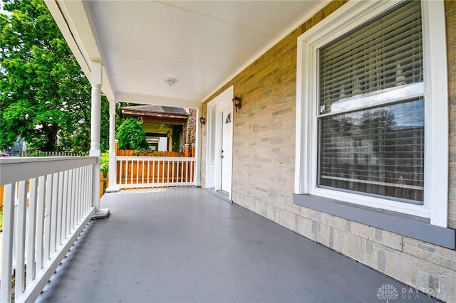 221 Linden Ave, Dayton, OH 45403 - view of patio featuring covered porch