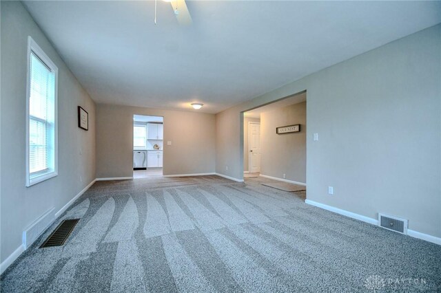 2004 N Reardon Dr, Dayton, OH 45420 - carpeted spare room with baseboards and visible vents