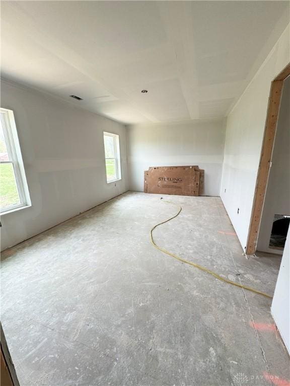 view of unfurnished room
