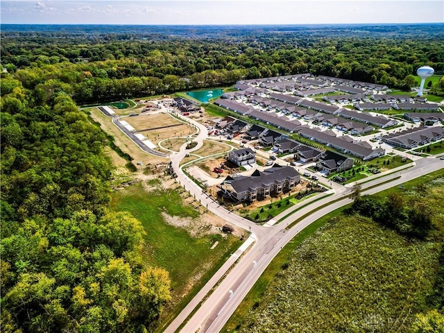 4206 N Golden Clove Bnd Unit 55-303, Sugarcreek Township, OH 45459 - bird's eye view featuring a view of trees