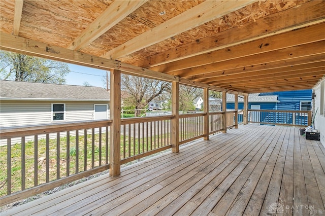 709 E Dorothy Ln, Dayton, OH 45419 - view of wooden deck