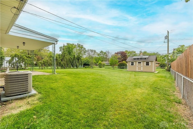 5149 Marshall Rd, Washington Twp, OH 45429 - view of yard featuring central air condition unit