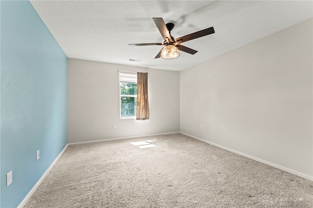 784 Marshall Dr, Xenia, OH 45385 - carpeted empty room with a ceiling fan and a textured ceiling