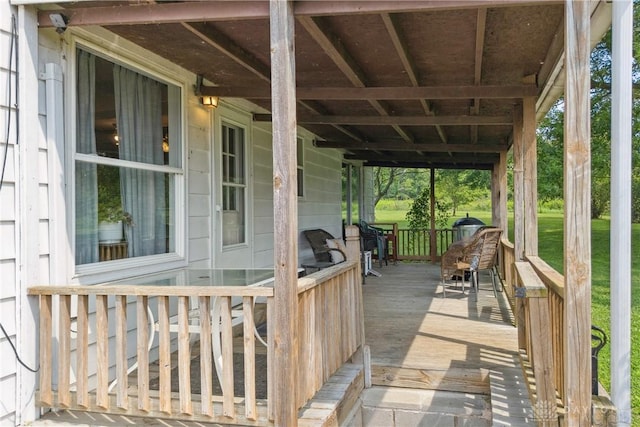 1572 State Route 380, Wilmington, OH 45177 - view of deck