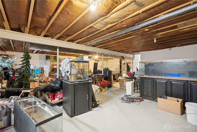 1572 State Route 380, Wilmington, OH 45177 - view of unfinished basement
