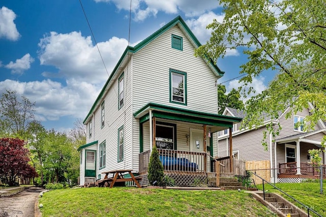 4103 Whetsel Ave, Cincinnati, OH 45227 - view of front facade with covered porch