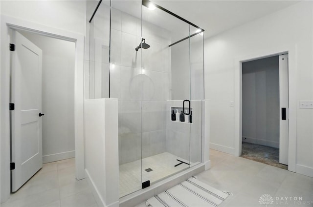 9917 Rothschild Ct, Clearcreek Twp, OH 45458 - full bathroom with a shower stall and baseboards