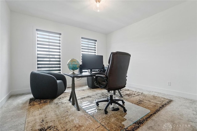 9917 Rothschild Ct, Clearcreek Twp, OH 45458 - carpeted office space with baseboards