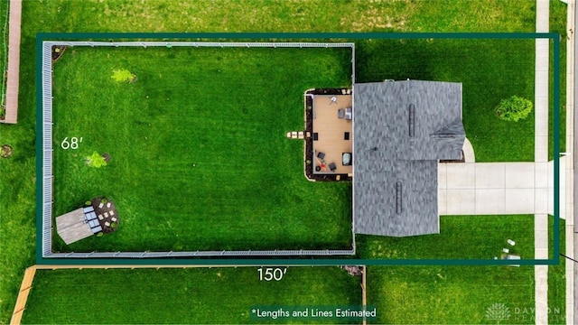 1194 Lisa Marie Dr, Xenia, OH 45385 - aerial overview of property's location with property boundaries highlighted