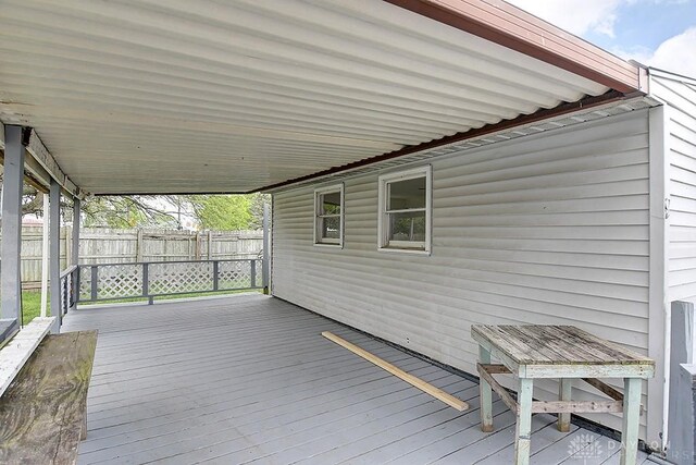 3417 Beechgrove Rd, Moraine, OH 45439 - wooden deck featuring fence