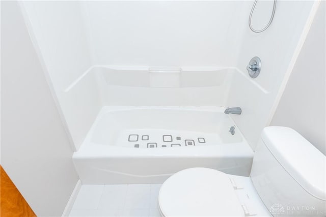 3762 Waterbury Dr, Kettering, OH 45439 - bathroom with toilet and tile patterned flooring