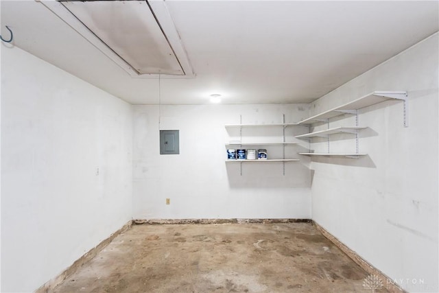 3762 Waterbury Dr, Kettering, OH 45439 - below grade area featuring electric panel and baseboards