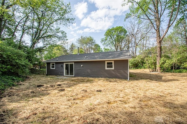 view of back of property