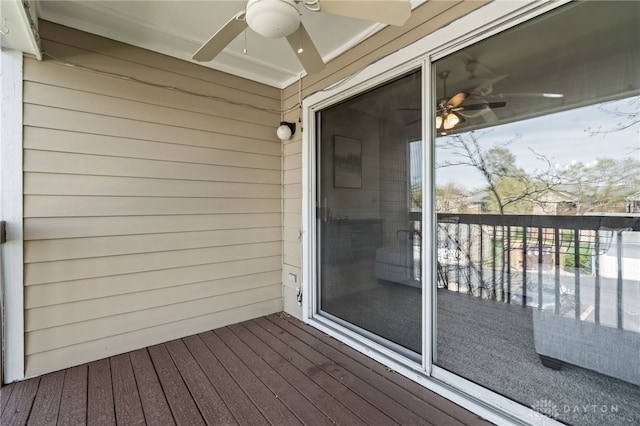 108 Mallard Glen Dr Unit 7, Dayton, OH 45458 - wooden terrace featuring a ceiling fan