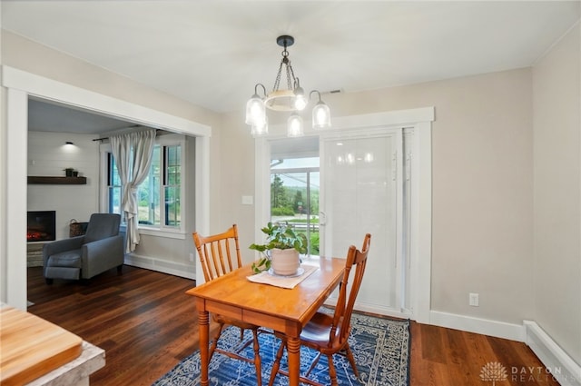 2023 W State Route 63, Lebanon, OH 45036 - dining space featuring healthy amount of natural light, wood finished floors, and baseboards