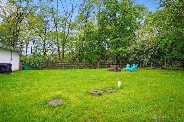 2023 W State Route 63, Lebanon, OH 45036 - view of yard featuring a fire pit