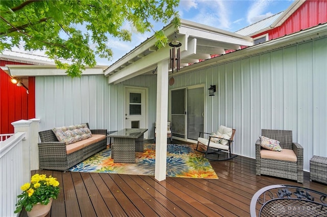 6859 US Highway 62 NE, Washington Court Hous, OH 43160 - wooden terrace with outdoor lounge area