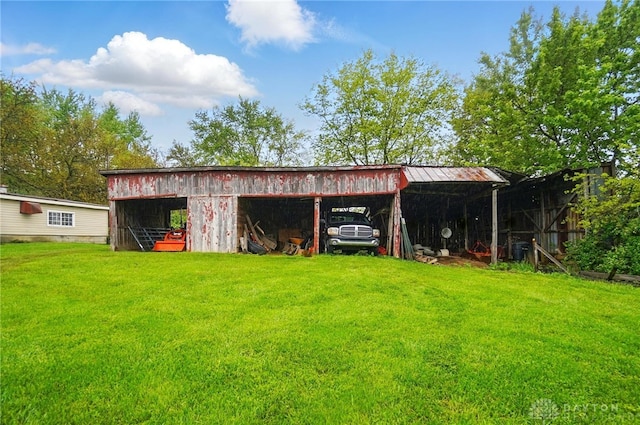6859 US Highway 62 NE, Washington Court Hous, OH 43160 - view of pole building with a lawn