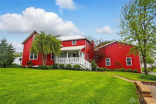 6859 US Highway 62 NE, Washington Court Hous, OH 43160 - view of front of house featuring a porch and a front yard