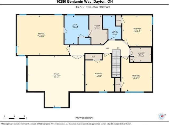 10280 Benjamin Way, Washington Twp, OH 45458 - home floor plan