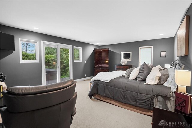 1900 Kresswood Cir, Kettering, OH 45429 - carpeted bedroom featuring recessed lighting and baseboards