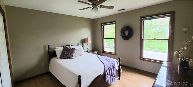 6765 Montpellier Blvd, Centerville, OH 45459 - bedroom featuring wood finished floors and ceiling fan