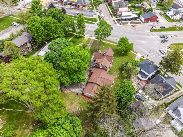 654 S Market St, Troy, OH 45373 - aerial overview of property's location with nearby suburban area