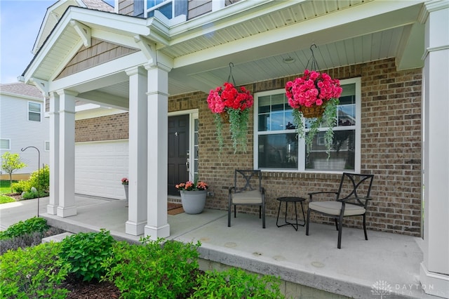 1591 Windham Ln, Beavercreek Township, OH 45385 - view of patio / terrace with covered porch
