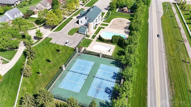1591 Windham Ln, Beavercreek Township, OH 45385 - bird's eye view of a pool area
