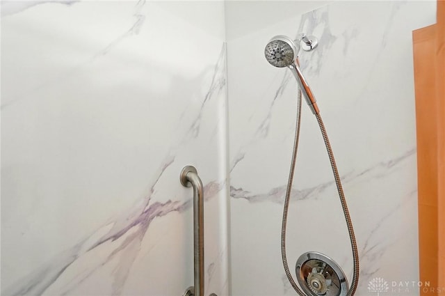 3352 Morning Glory Rd, Dayton, OH 45449 - bathroom view of a marble finish shower