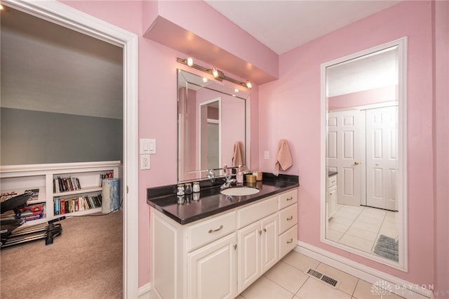 813 Timberlake Ct, Kettering, OH 45429 - bathroom with vanity and tile patterned floors