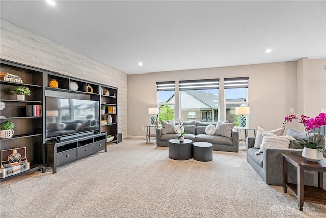 1239 Champion Way, Washington Twp, OH 45458 - carpeted living area featuring recessed lighting and baseboards