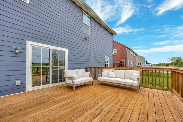 3732 Oak Creek Dr, Sugarcreek Township, OH 45440 - deck with an outdoor living space