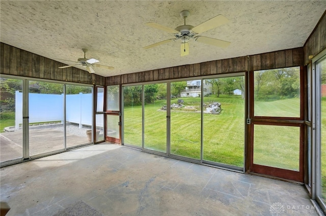3700 Echo Hill Ln, Beavercreek, OH 45430 - unfurnished sunroom with ceiling fan