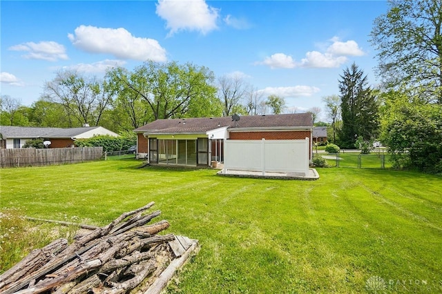 3700 Echo Hill Ln, Beavercreek, OH 45430 - rear view of house with a sunroom