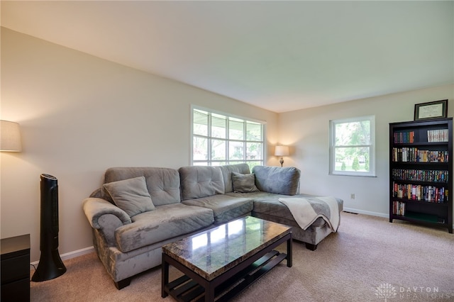 200 S Village, Washington Twp, OH 45459 - living room with light carpet and baseboards