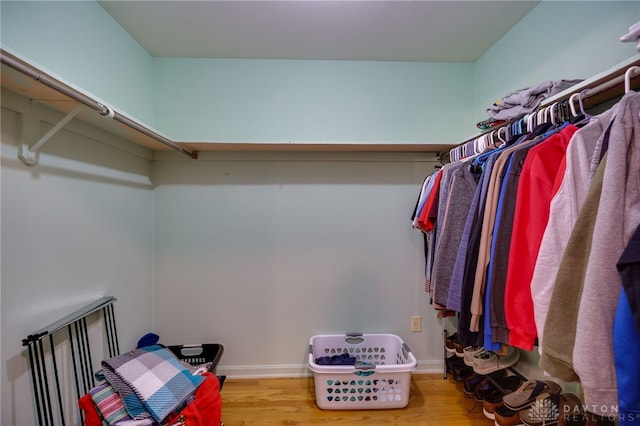 200 S Village, Washington Twp, OH 45459 - walk in closet featuring wood finished floors