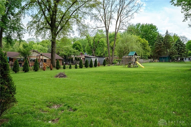200 S Village, Washington Twp, OH 45459 - view of yard featuring a playground