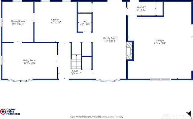 200 S Village, Washington Twp, OH 45459 - home floor plan