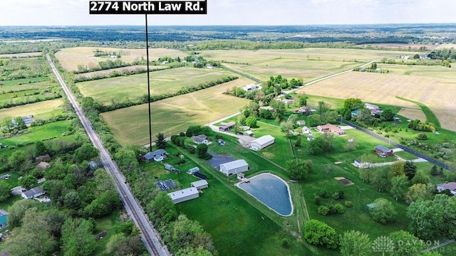 2774 N Law Rd, Oxford, OH 45056 - aerial view of property's location featuring rural landscape