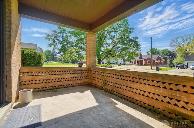 4207 Morningside Blvd, Dayton, OH 45432 - view of patio / terrace featuring a residential view