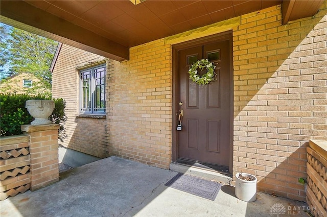 4207 Morningside Blvd, Dayton, OH 45432 - doorway to property with brick siding