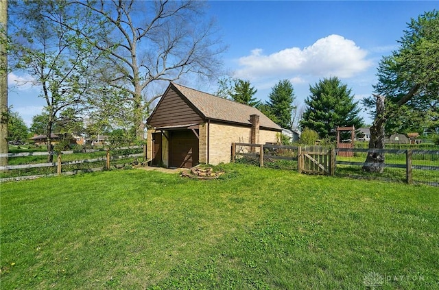 4207 Morningside Blvd, Dayton, OH 45432 - view of outbuilding featuring an outdoor structure and a gate