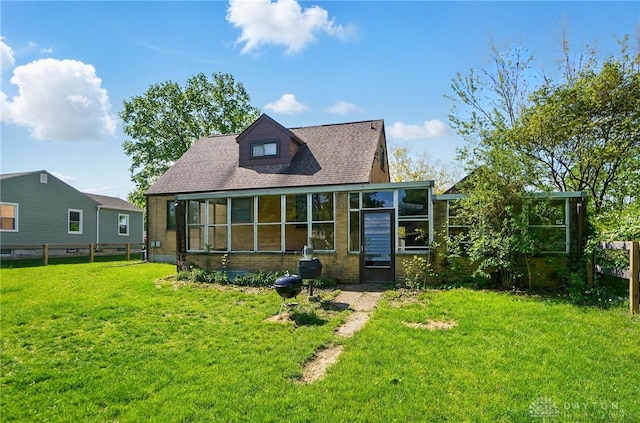 4207 Morningside Blvd, Dayton, OH 45432 - rear view of house with a sunroom